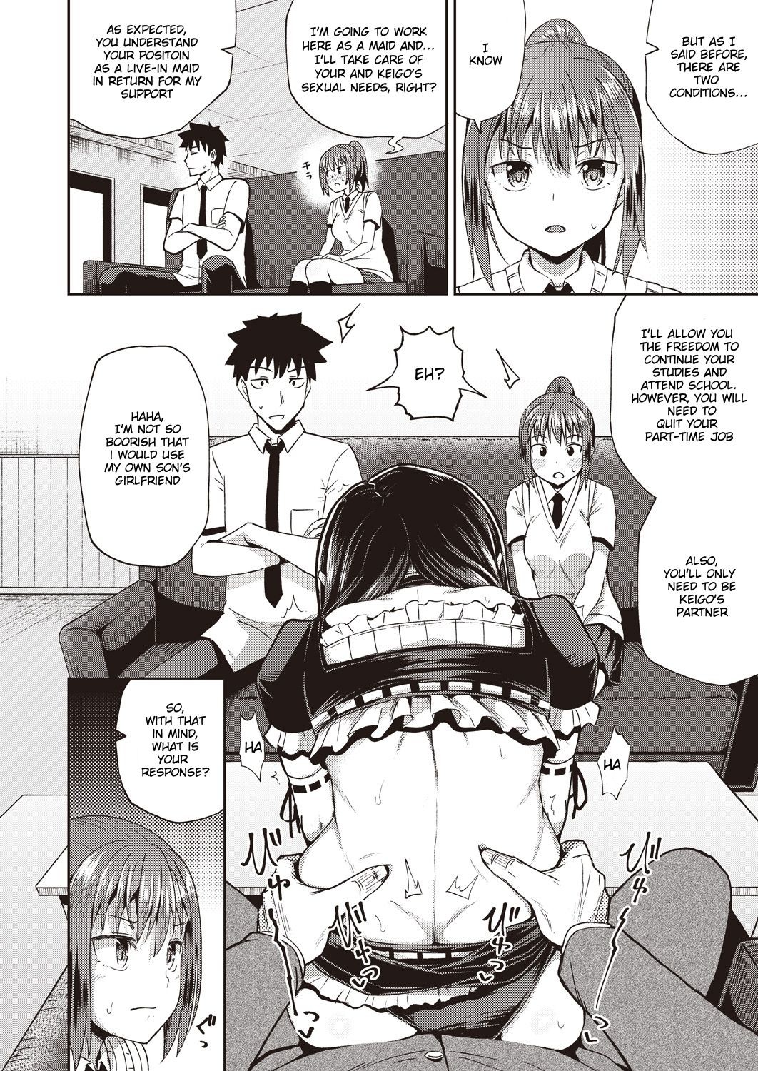 Hentai Manga Comic-My Childhood Friend is my Personal Mouth Maid-Chapter 1-6